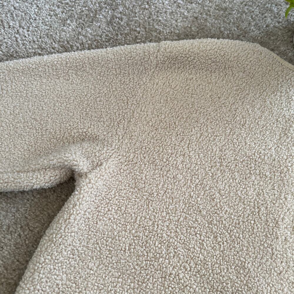 NWT Joie Snap-Button Front Cream Sherpa Teddy Jac… - image 11